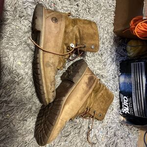 Timberland Women’s Boots Size 10 Plaid Fold Down Tops